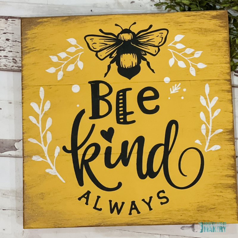 Bee Kind: SQUARE DESIGN - Paisley Grace Makery