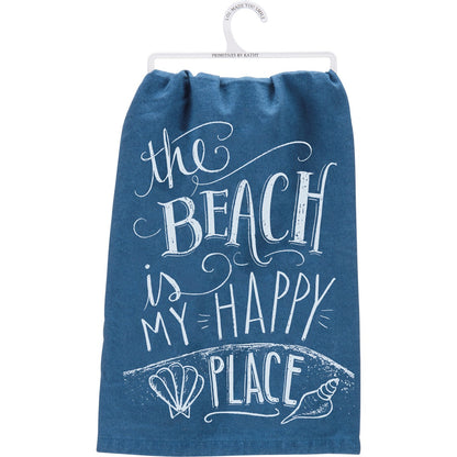 My Happy Place Beach Kitchen Towel