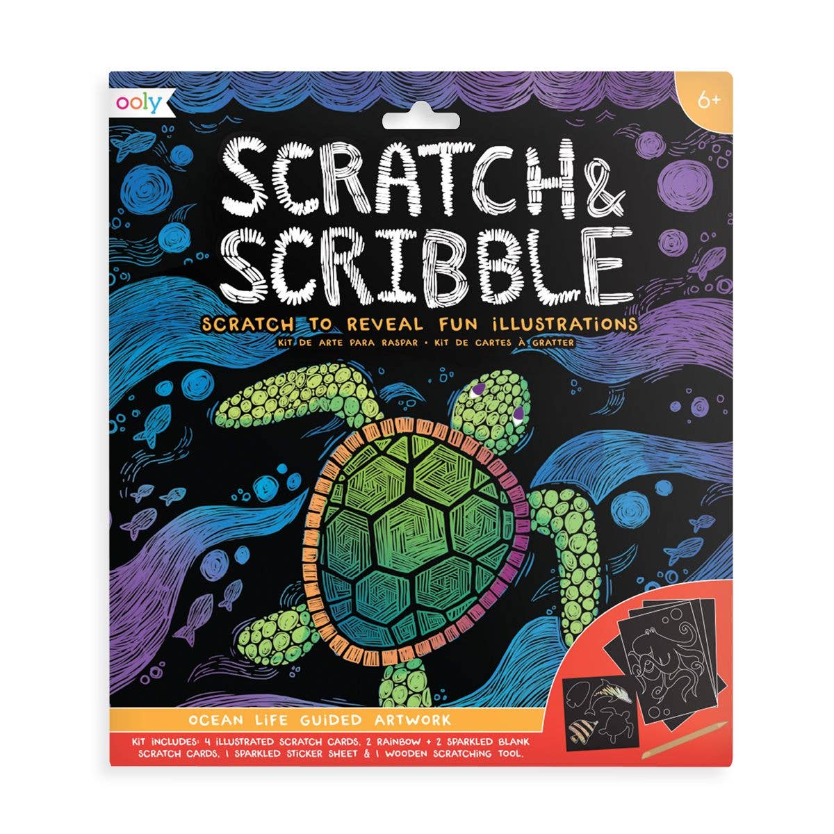 Scratch & Scribble - Ocean Life - Paisley Grace Makery