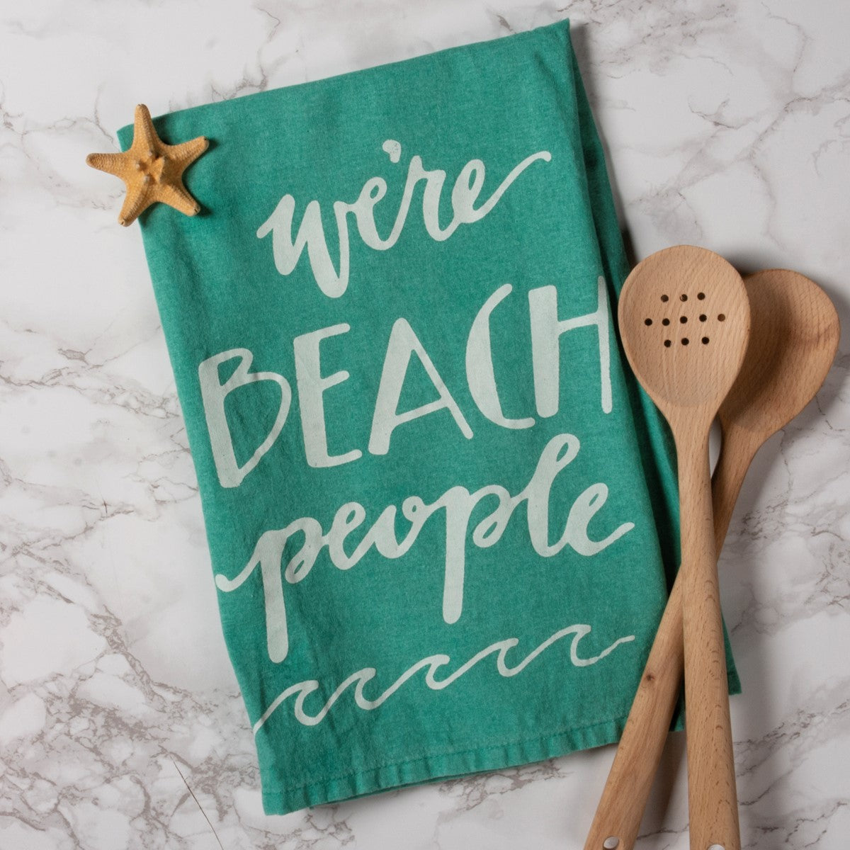 We're Beach People Kitchen Towel