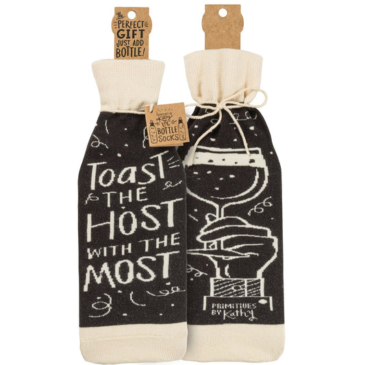 Toast to the Host Bottle Sock