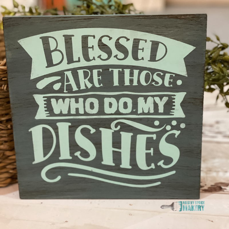 Blessed are Those who Do my Dishes: MINI DESIGN - Paisley Grace Makery
