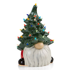 Christmas Tree Light Up Gnome 13.5"H x 8.25"W: Ceramics - Paisley Grace Makery