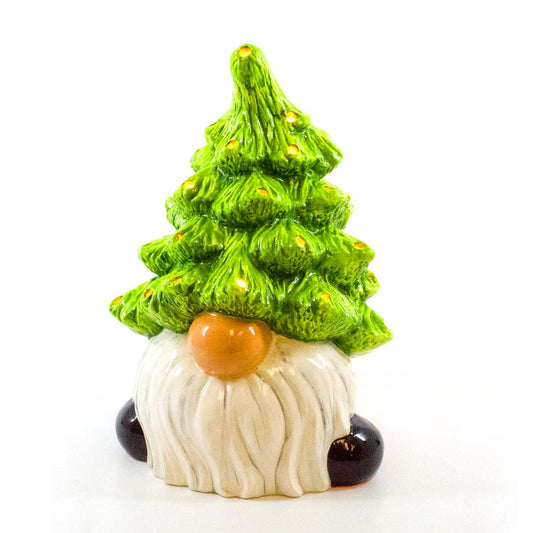 Small Christmas Tree Gnome Lantern: Ceramics - Paisley Grace Makery