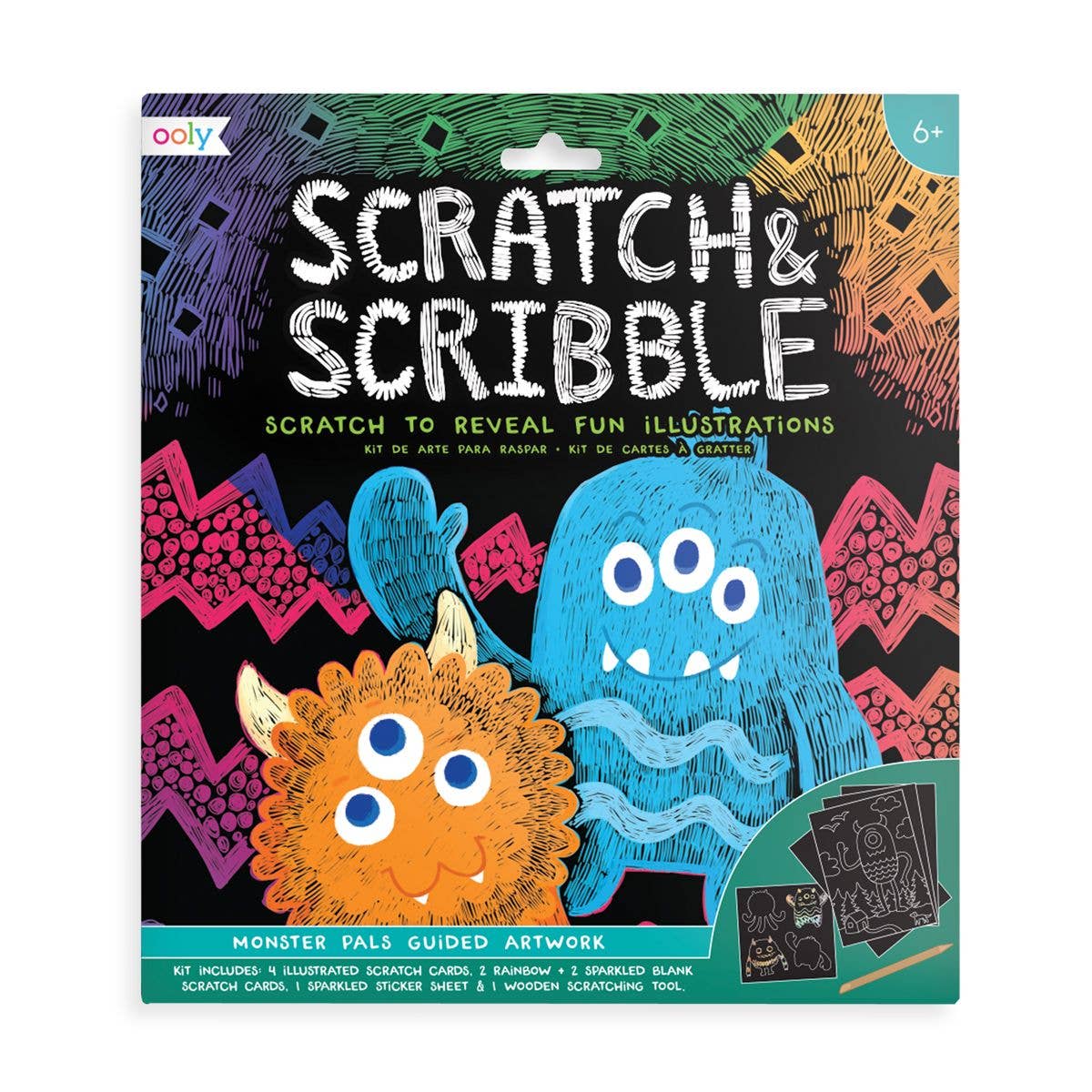 Scratch & Scribble - Monster Pals - Paisley Grace Makery