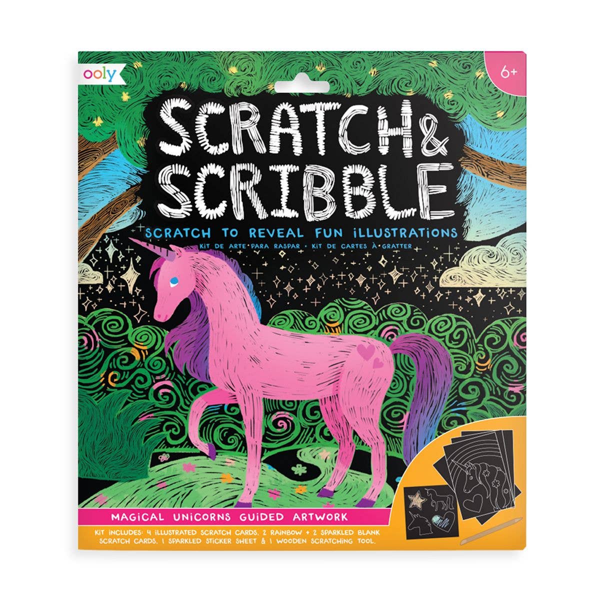 Scratch & Scribble - Magical Unicorns - Paisley Grace Makery