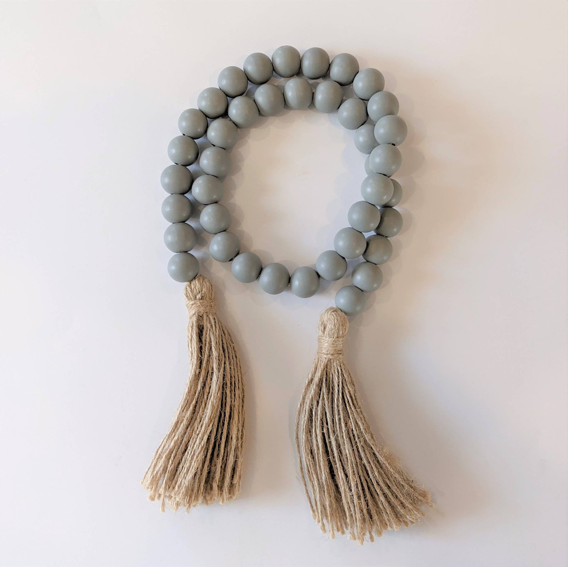 Wood Beads - Slate Gray - Paisley Grace Makery