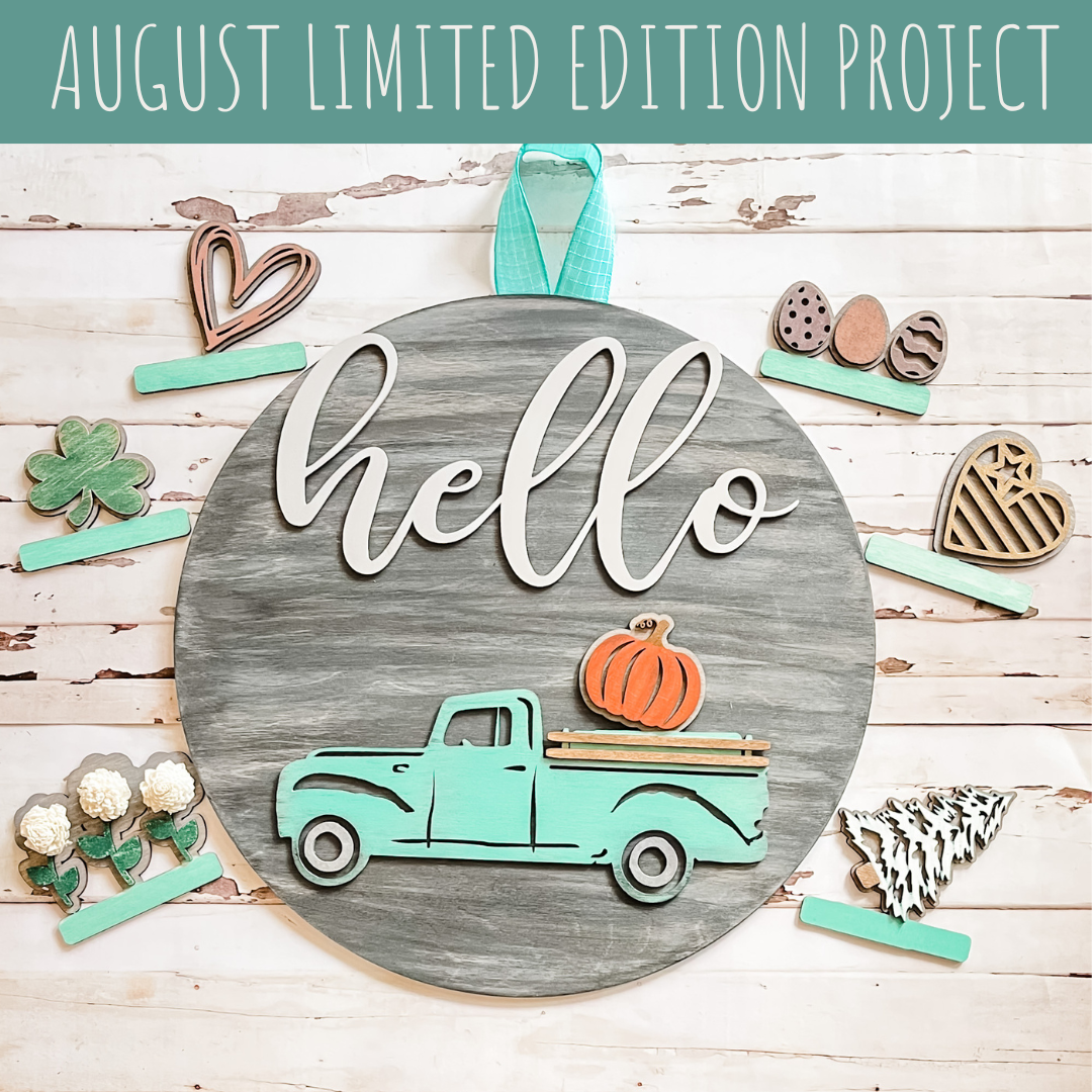 Hello Truck with Interchangeable Shapes: August Limited Edition Project - Paisley Grace Makery