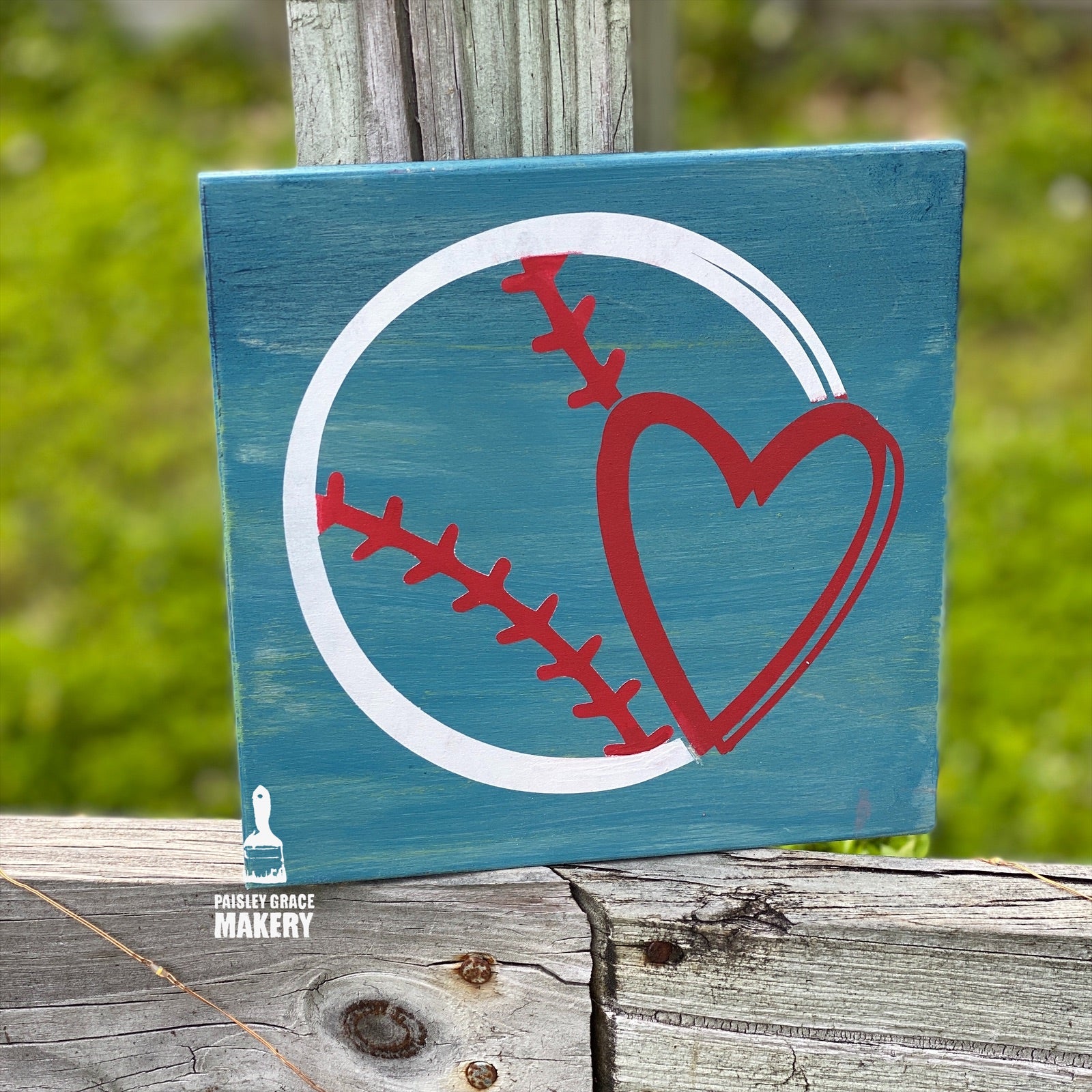 Baseball with Heart: MINI DESIGN - Paisley Grace Makery