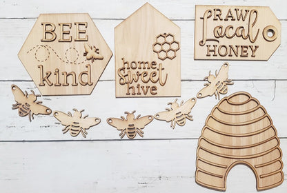Bees: Tiered Tray Collections - Paisley Grace Makery