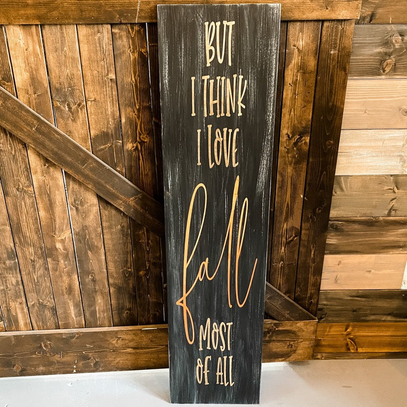 But I think I love Fall Most of All Vertical: Plank Design - Paisley Grace Makery