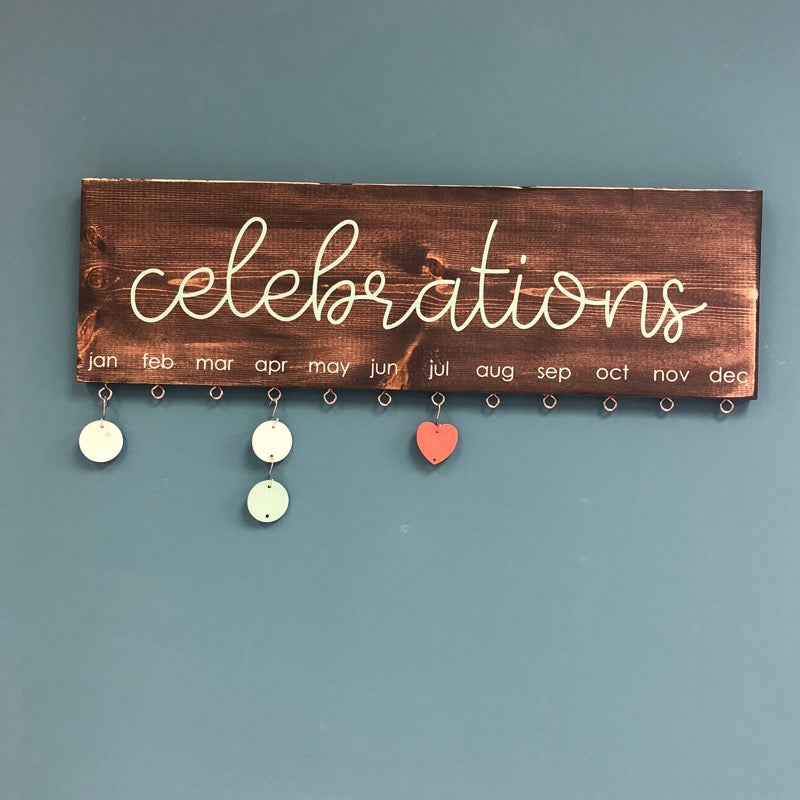 Celebrations :CELEBRATION BOARDS - Paisley Grace Makery