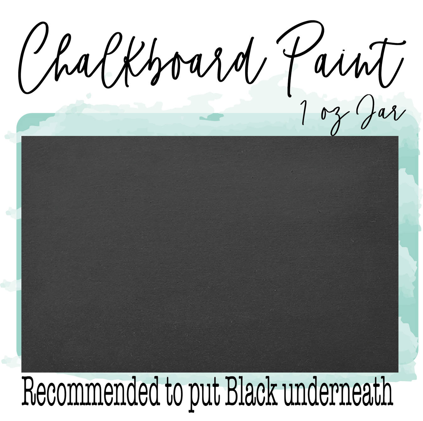 Chalkboard Paint 1 oz Paint Color Paisley Grace Makery