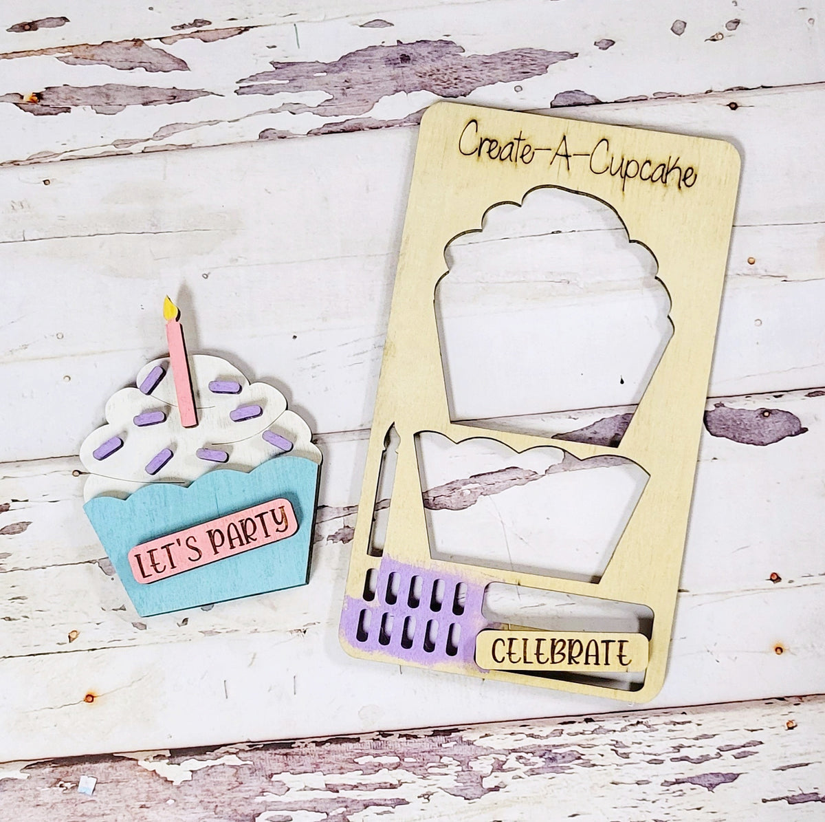 Create A Cupcake - Kids Pop Out Kit P2357