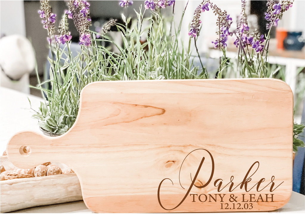 Engraved Cutting Board - Paisley Grace Makery