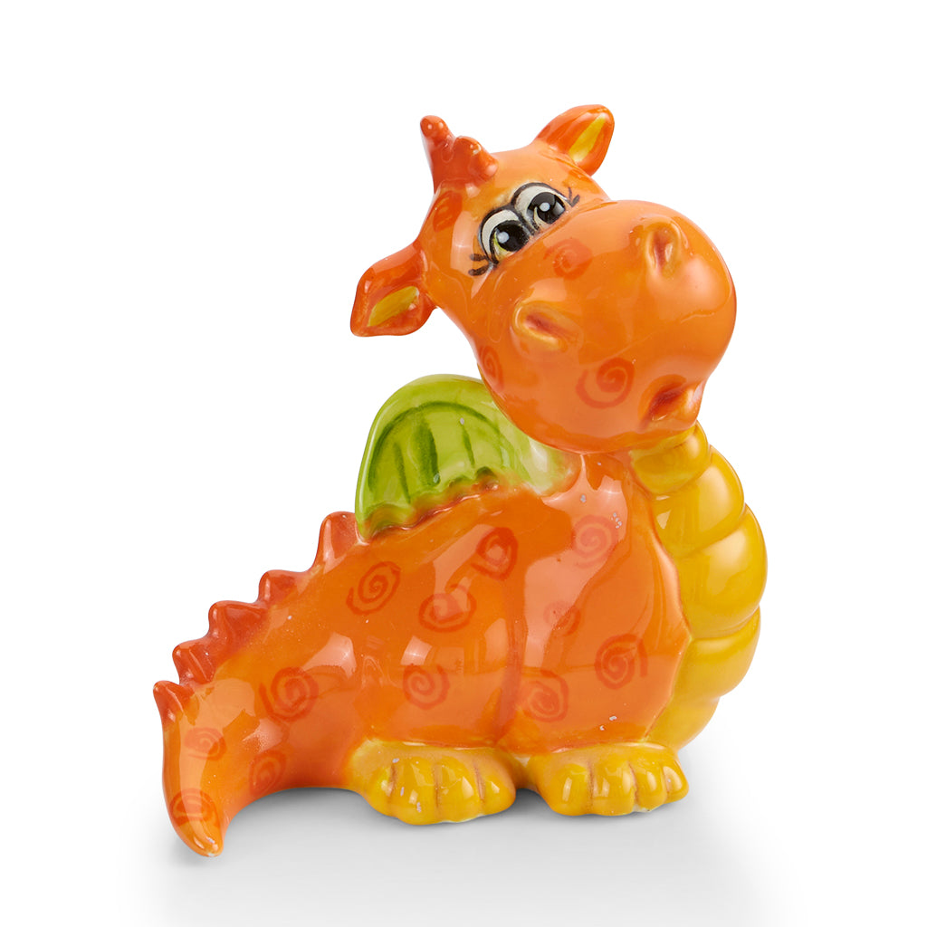 Cute Dragon Ceramic Figure - Paisley Grace Makery