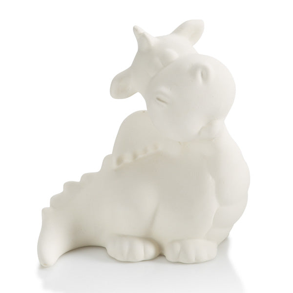 Cute Dragon Ceramic Figure - Paisley Grace Makery