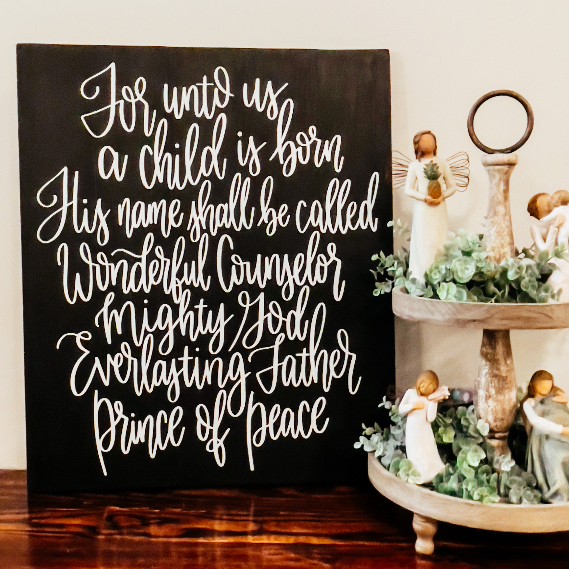 For Unto Us A Child Is Born: SIGNATURE DESIGN - Paisley Grace Makery