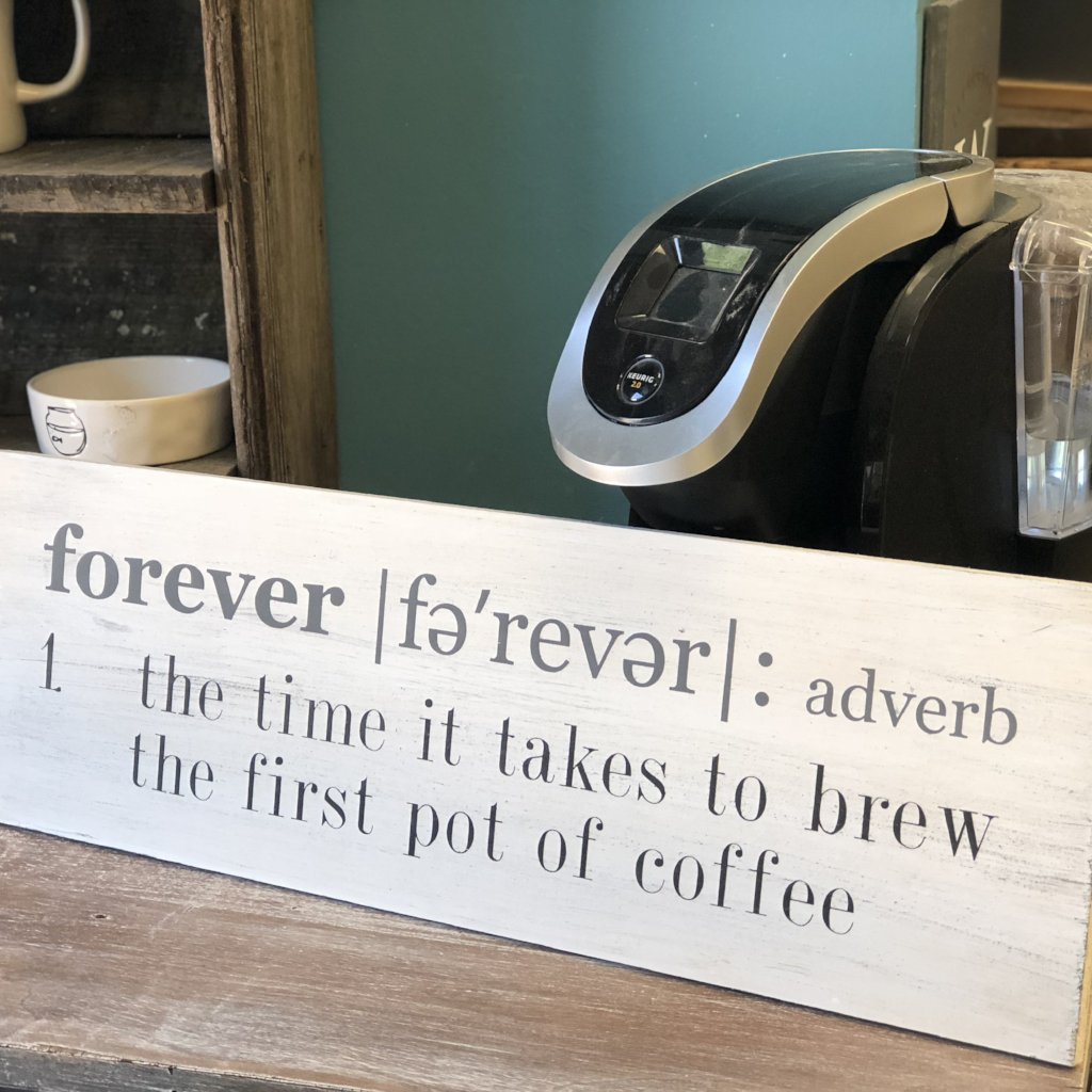 FOREVER Definition - Coffee (RETIRING) PLANK DESIGN - Paisley Grace Makery