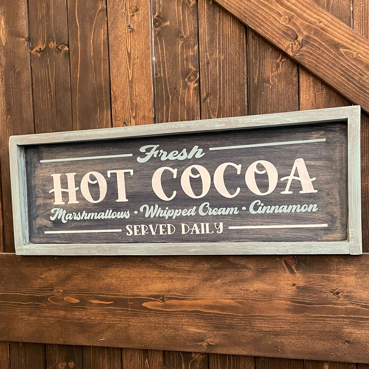 Fresh Hot Cocoa: Plank Design - Paisley Grace Makery