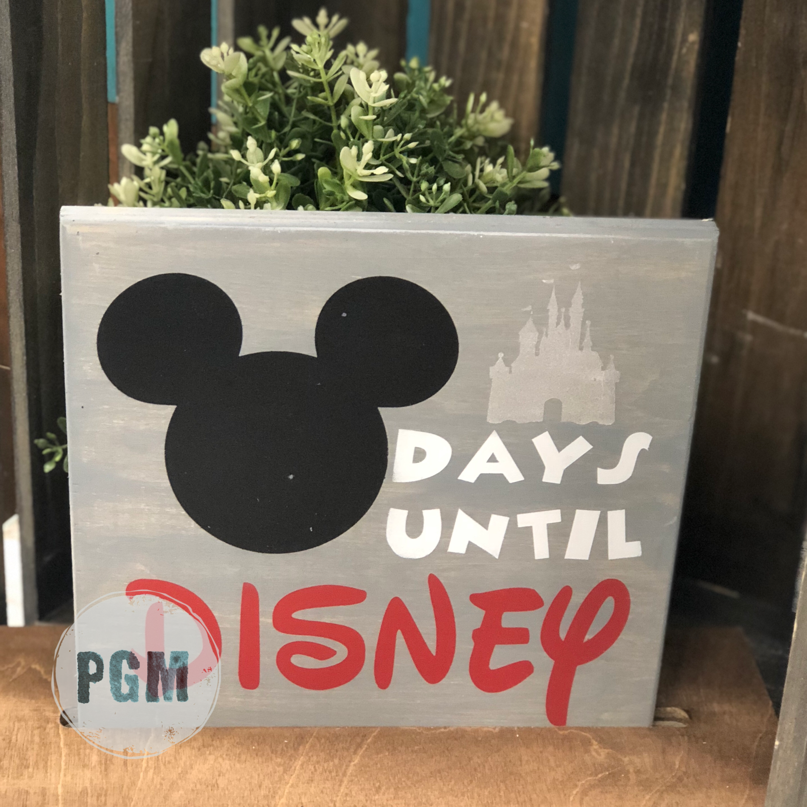 Days Until Disney: MINI 8x8 Design - Paisley Grace Makery
