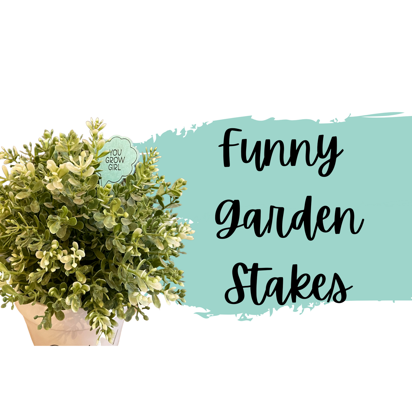 Funny Garden Stakes - Paisley Grace Makery