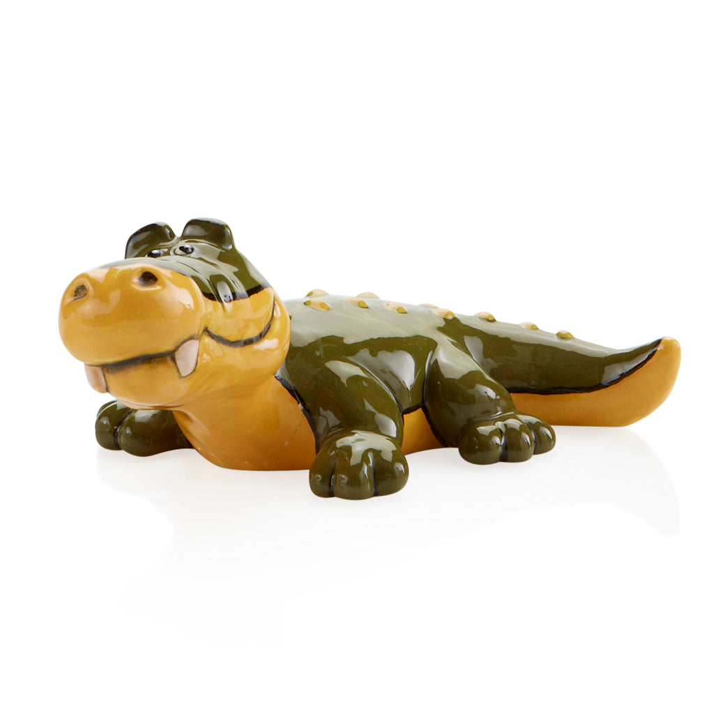 Gator Ceramic Figure - Paisley Grace Makery