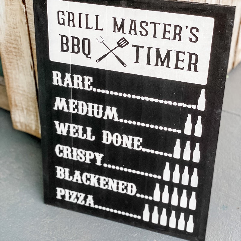 Grill Master's BBQ Times: SIGNATURE DESIGN - Paisley Grace Makery DIY Kit. Workshop or Finished Sign.