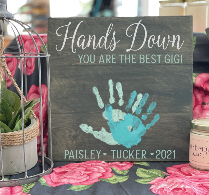 Hands Down your the Best-Personalized: SQUARE DESIGN - Paisley Grace Makery