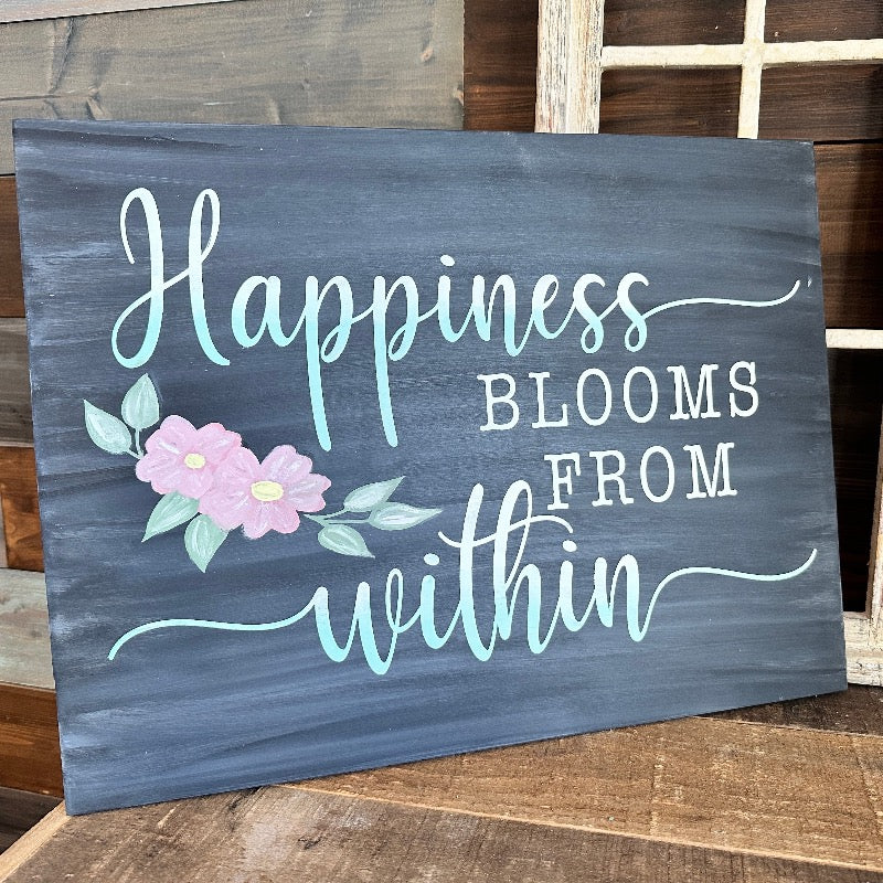 Happiness Blooms from Within: SIGNATURE DESIGN - Paisley Grace Makery