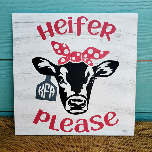 Heifer Please Personalized: MINI DESIGN - Paisley Grace Makery