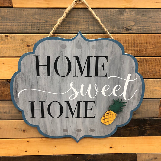 Home Sweet Home Flourish Door Hanger: INTERCHANGEABLE DESIGN - Paisley Grace Makery