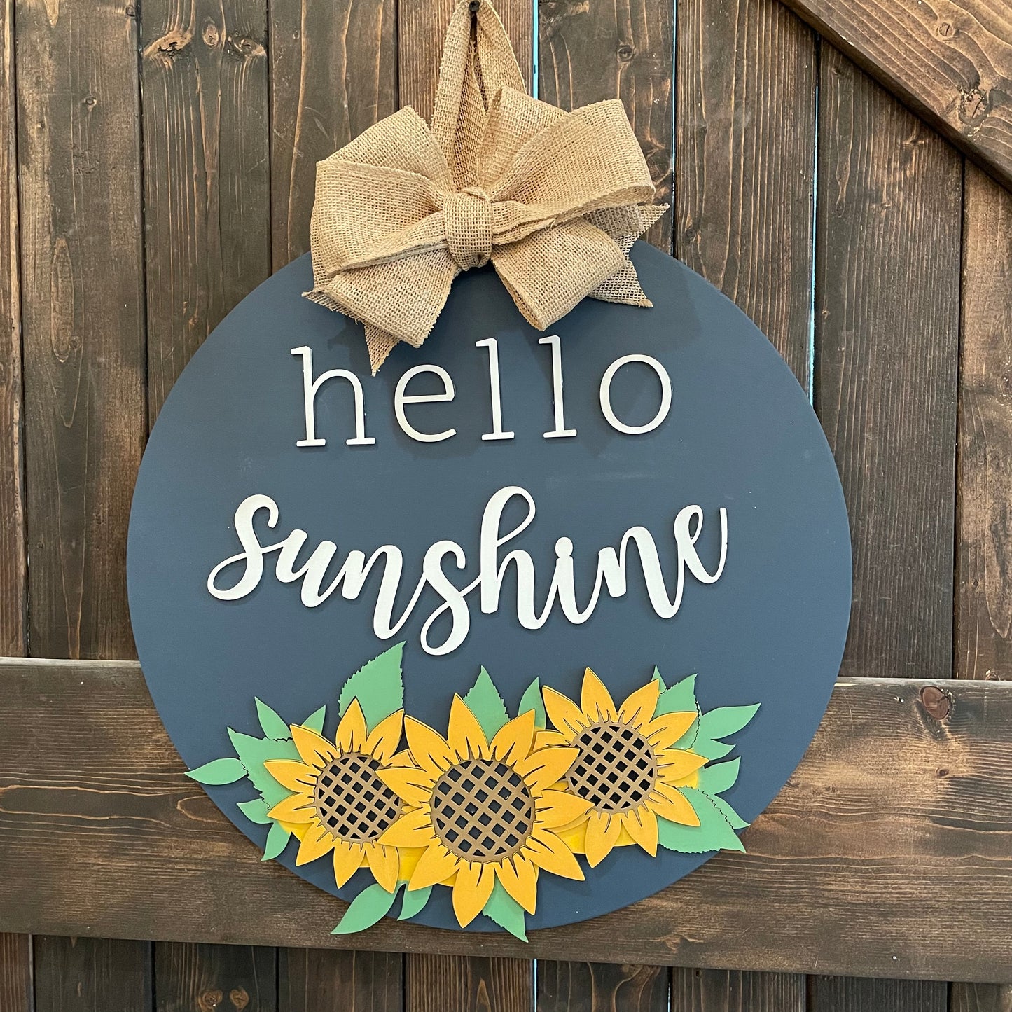 Hello Sunshine: Round Design - Paisley Grace Makery