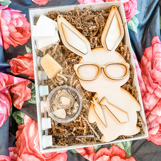 Build A Bunny Gift Kit with Paint(10") - Paisley Grace Makery