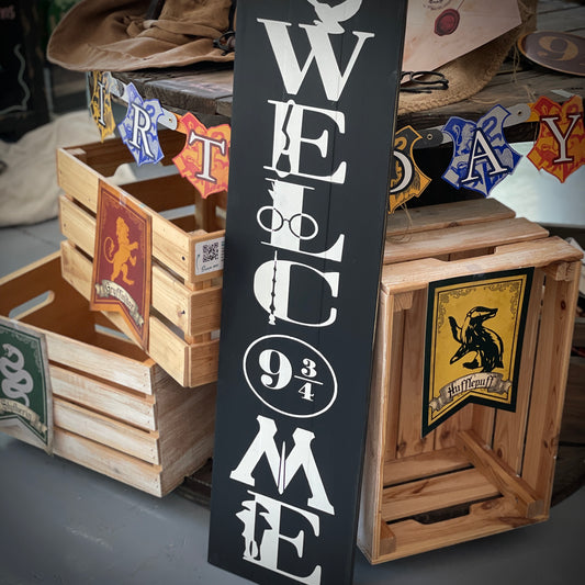 Welcome Harry Potter Symbols: Plank Design - Paisley Grace Makery