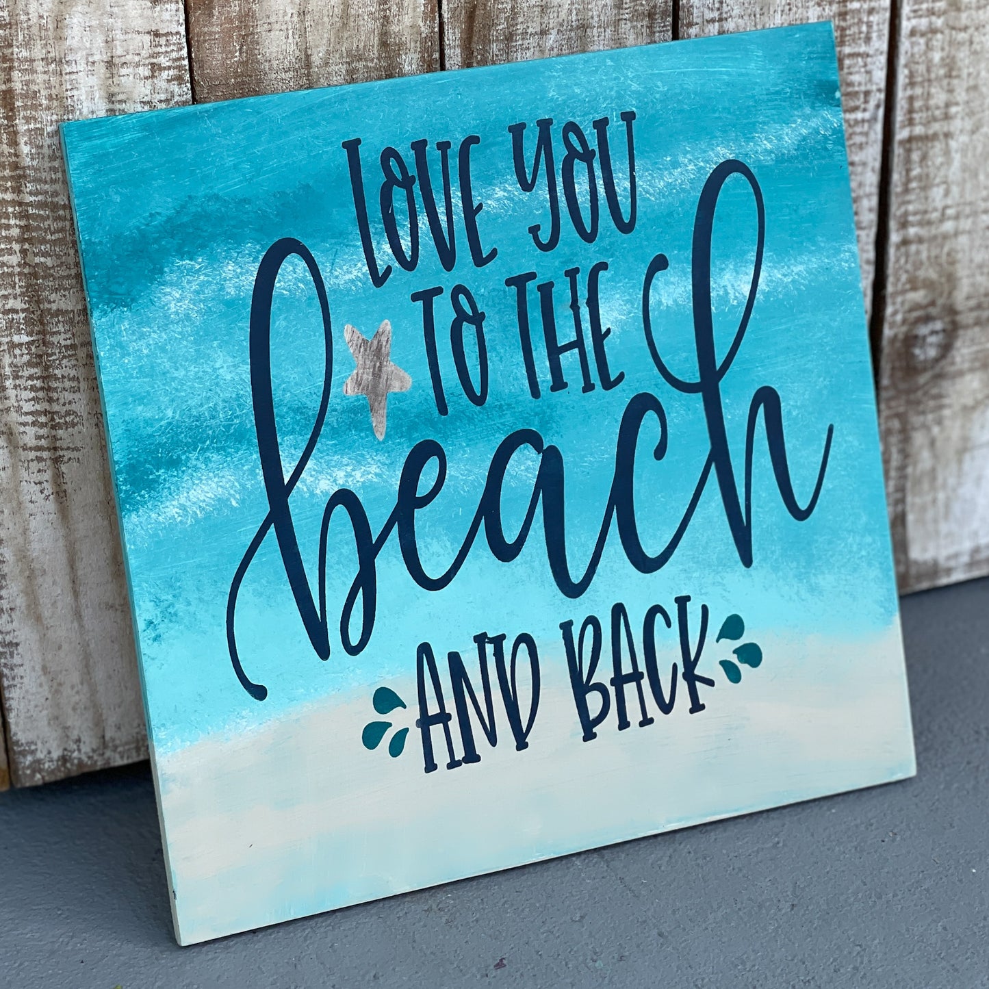 I love you to the Beach and Back: SQUARE DESIGN - Paisley Grace Makery