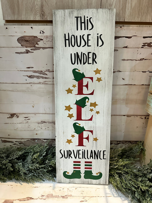 This House is Under Elf Surveillance: Plank Design - Paisley Grace Makery