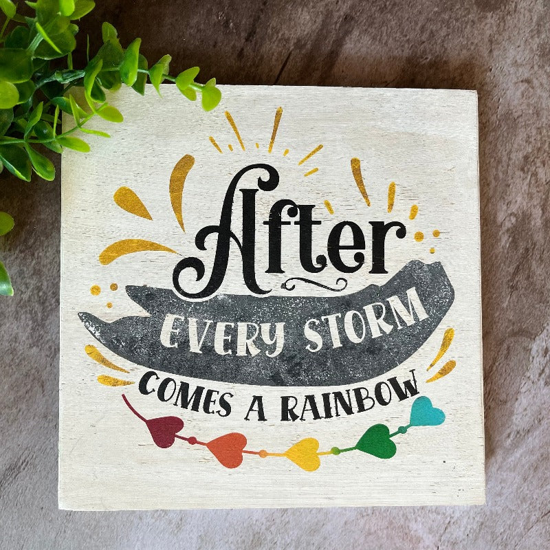 After Every Storm there is a Rainbow: MINI DESIGN - Paisley Grace Makery