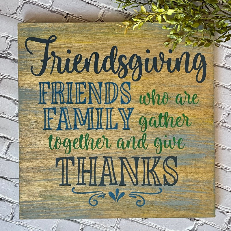 Friendsgiving: SQUARE DESIGN - Paisley Grace Makery