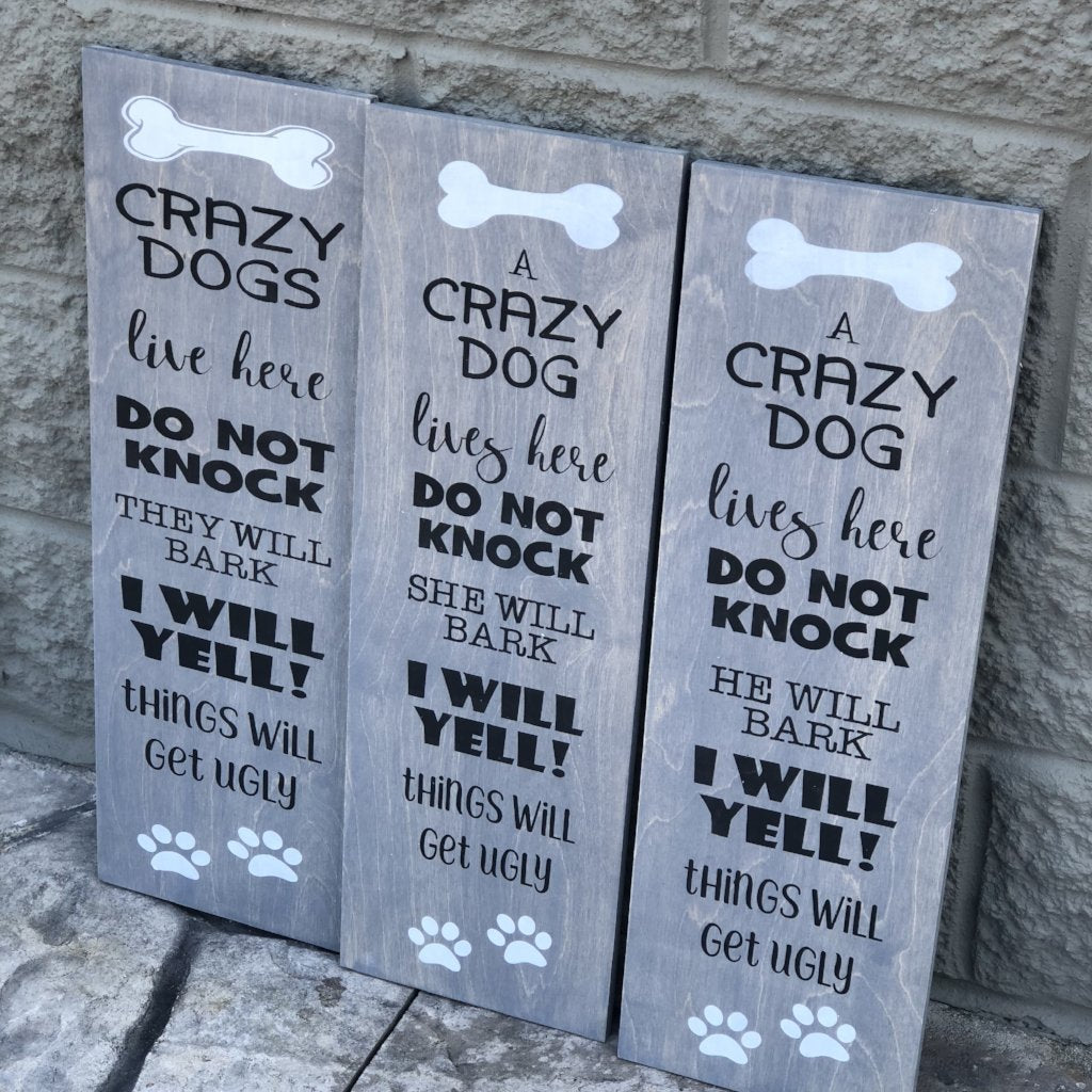 CRAZY DOGS LIVE HERE: PLANK DESIGN - Paisley Grace Makery