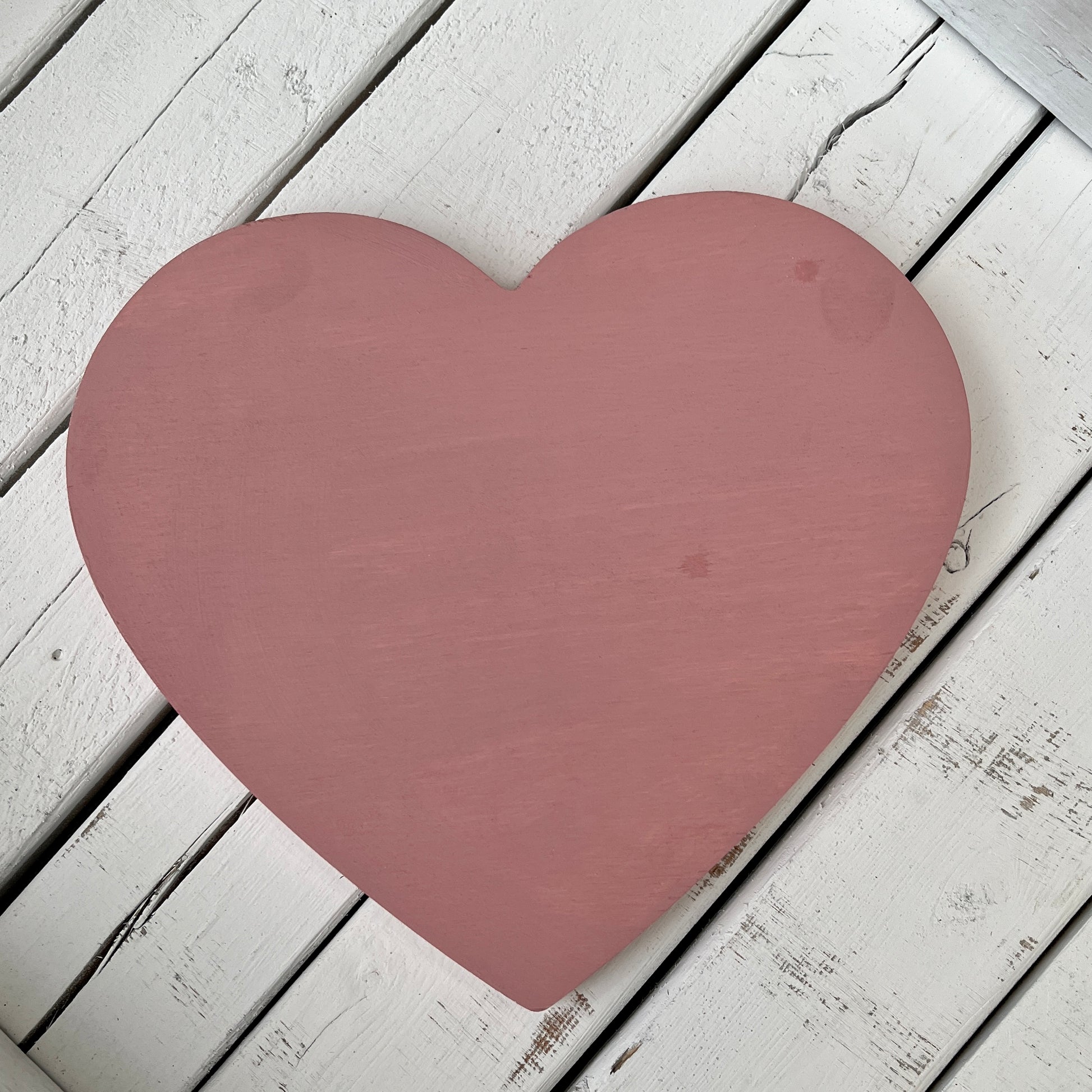 PAINTED - Wooden Hearts - Paisley Grace Makery