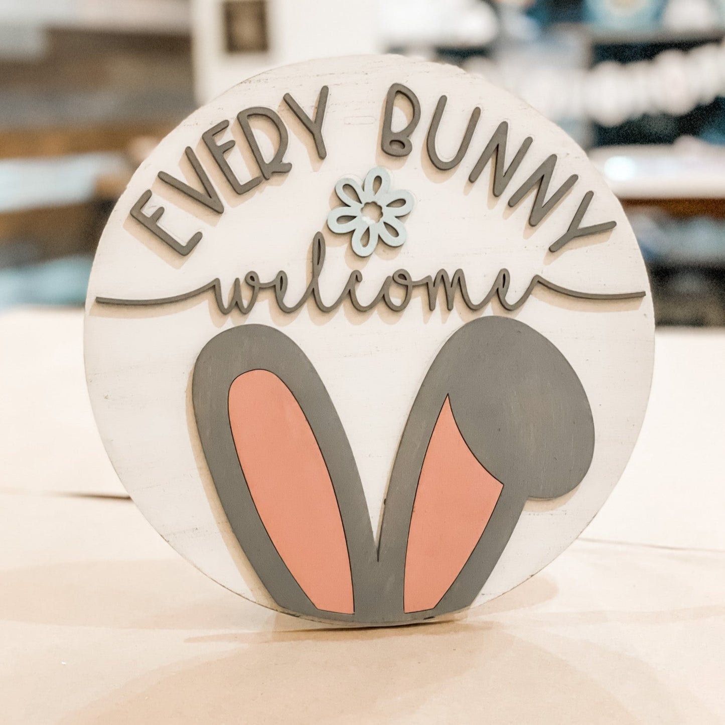 Every Bunny Welcome: 3D Round Design & Swappable Design - Paisley Grace Makery