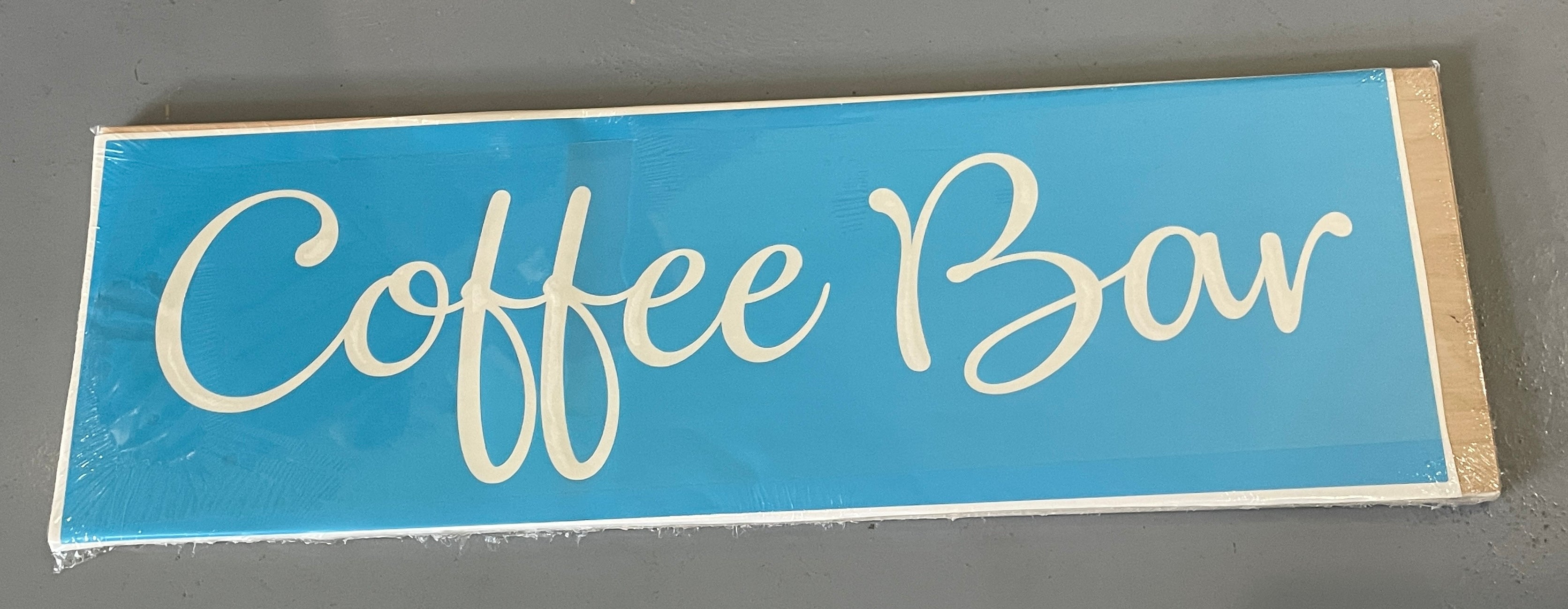 Coffee Bar Plank Take and Make - Paisley Grace Makery