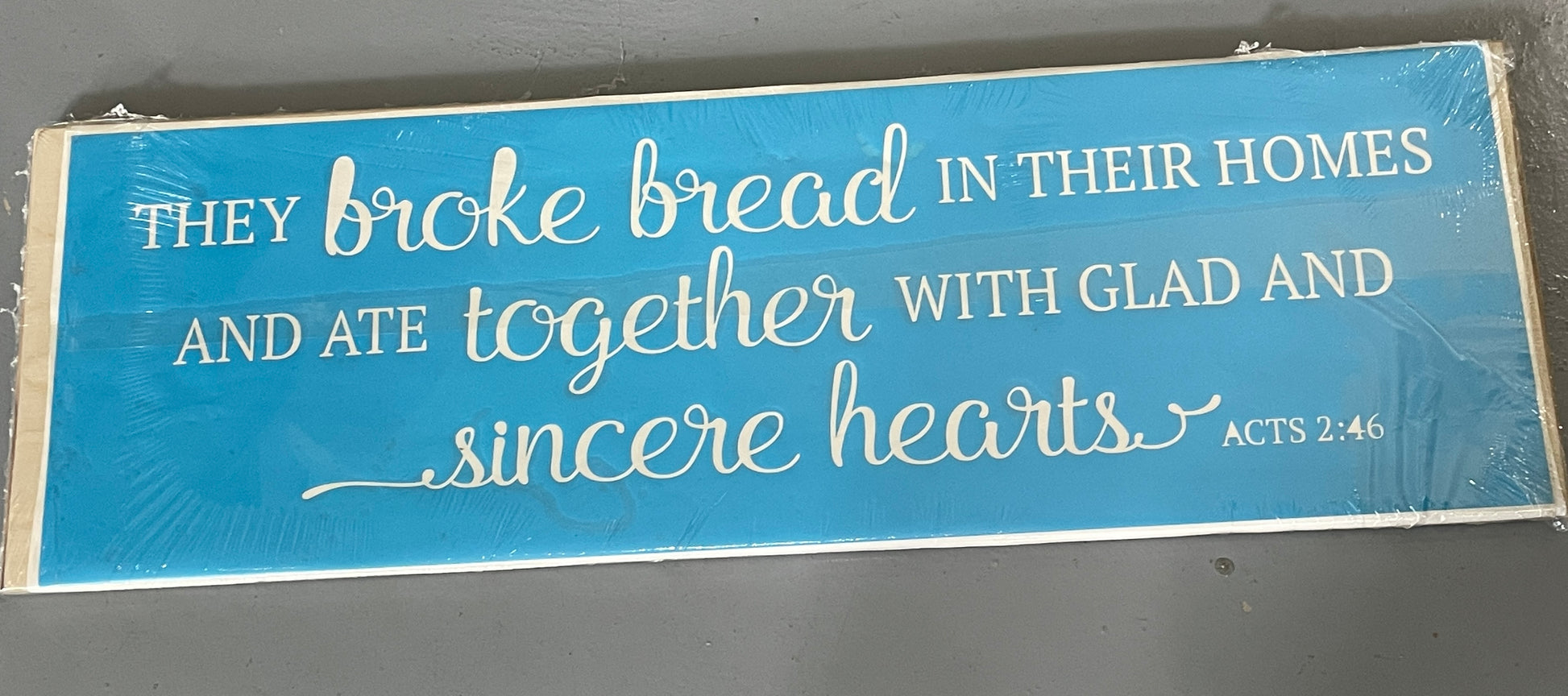 They Broke Bread in Their Homes Plank Take and Make - Paisley Grace Makery