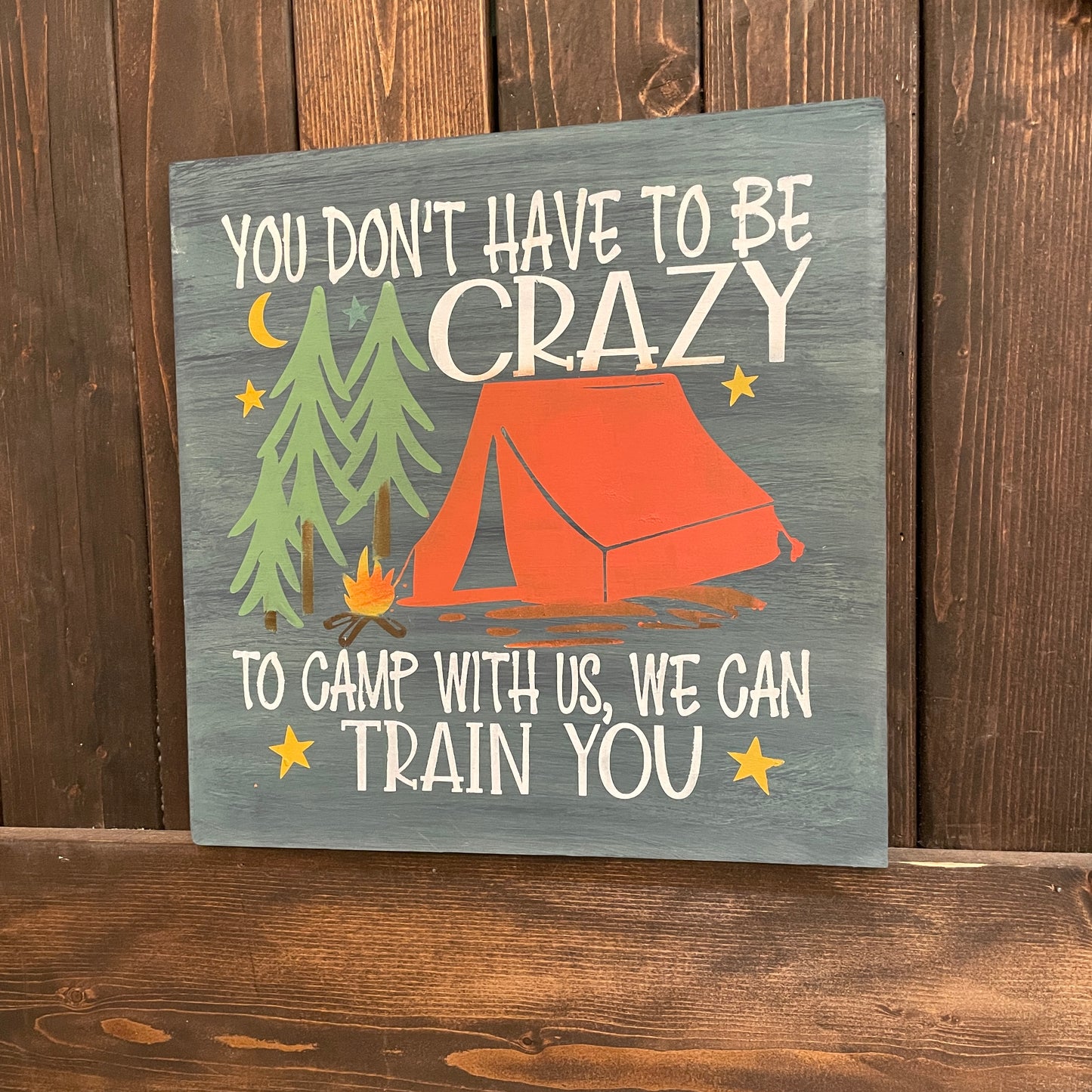 You don't have to be crazy to camp with us: SQUARE DESIGN - Paisley Grace Makery