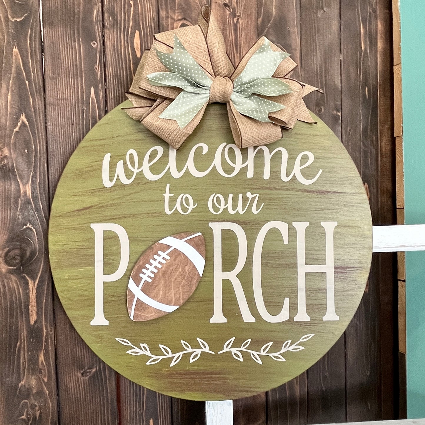 PAINTED - Welcome to Our Porch Interchangeable 18" - Paisley Grace Makery