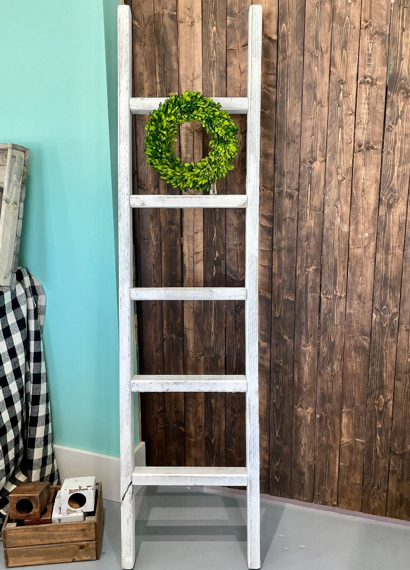 6 Ft Rustic Ladder - Paisley Grace Makery