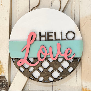 Hello Love: Round Design - Paisley Grace Makery