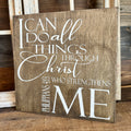I Can Do All Things Through Christ Who Strengthens Me: SQUARE DESIGN - Paisley Grace Makery
