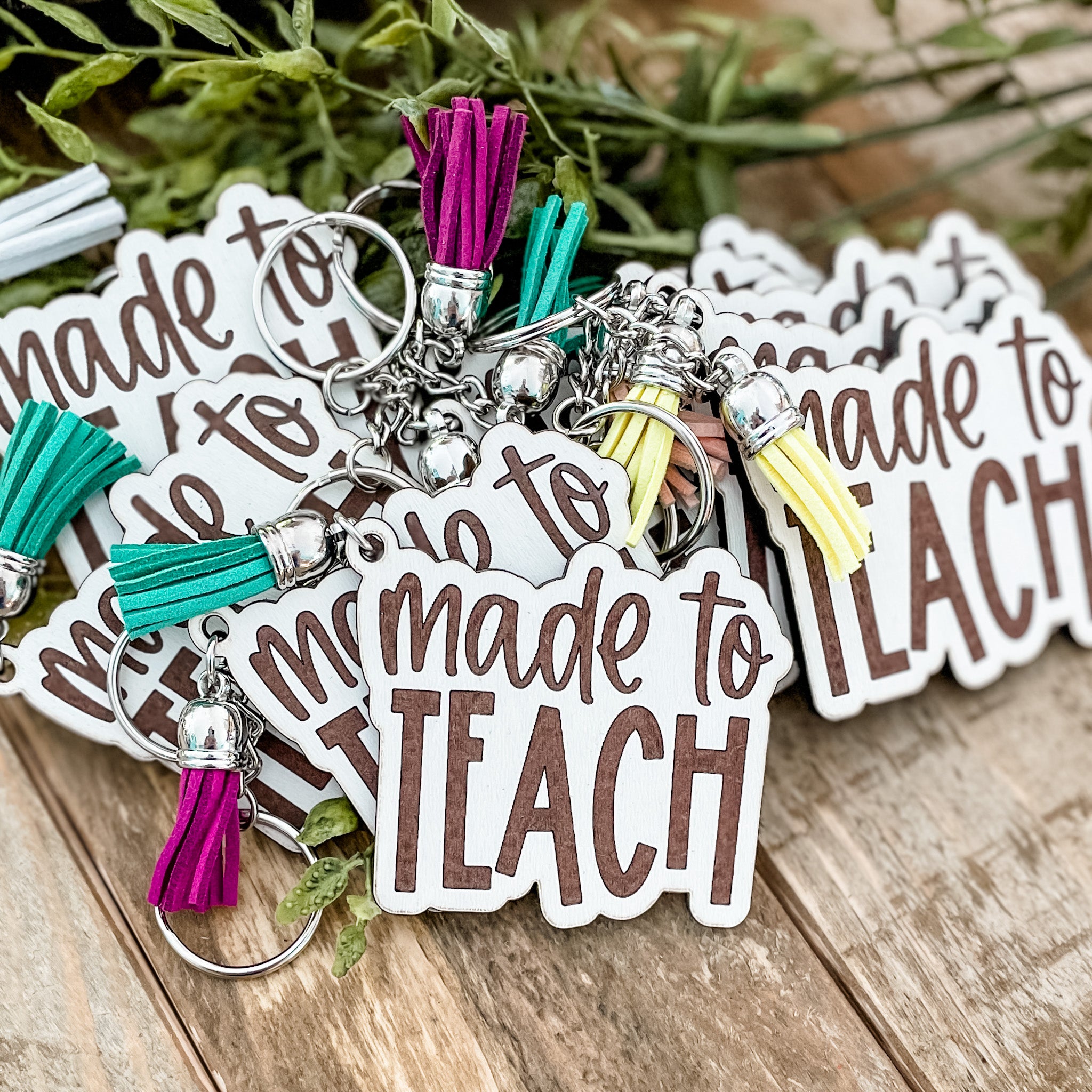 Made to Teach Keychain - Paisley Grace Makery